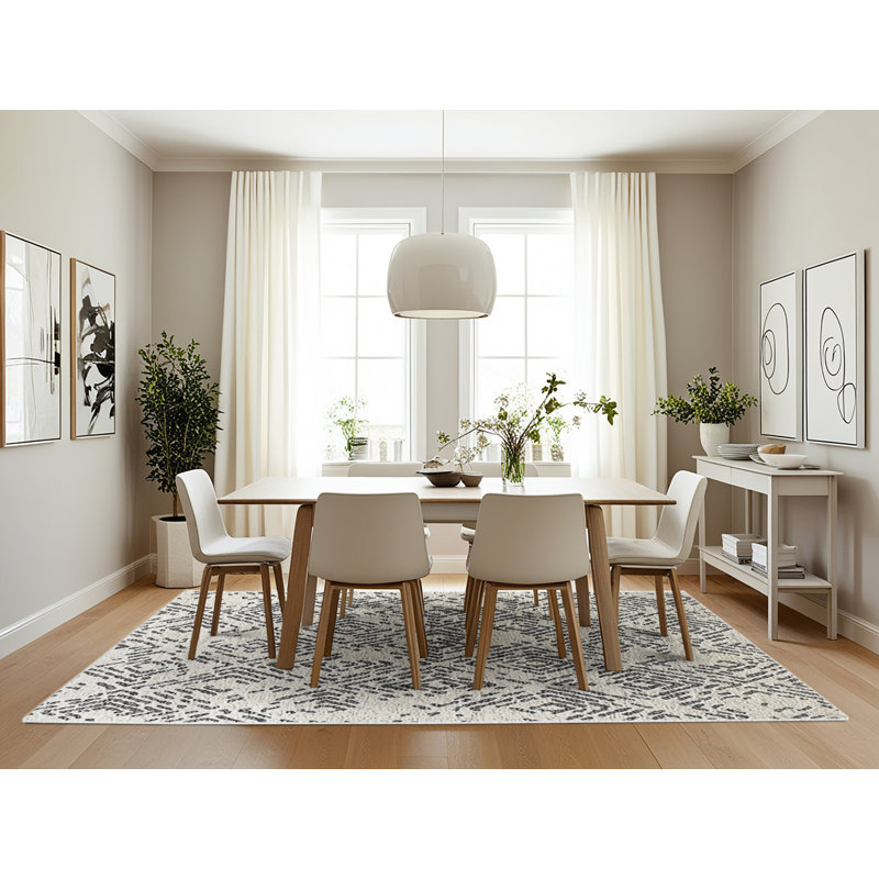 Tapis gris Palmhurst, Rectangle 7 pi x 10 pi