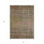 Tapis intérieur / extérieur 3 pi x 5 pi vert et rose floral artichaut lavable