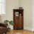 Retro Brown Solid Wood Corner cabinet