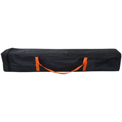 Sac de transport à baldaquin en tissu noir SunnyDaze Decor - 55 po