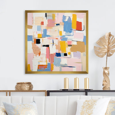 Ephemeral Thoughts Of Colorfields I - Abstract Painting Canvas Print