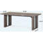 Table de salle à manger rectangulaire Baron-1085699702