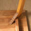 Bureau d'écriture classique en bois massif d'orme durable-28507870