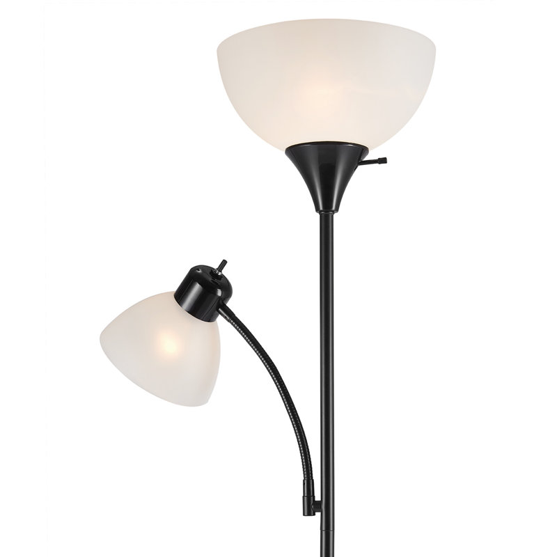 Carleshia 72'' Floor Lamp, Black