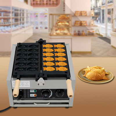 SUNYOU Mini Fish-Shaped Waffle Making Machine
