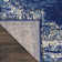 Tapis oriental bleu / blanc Burnie
