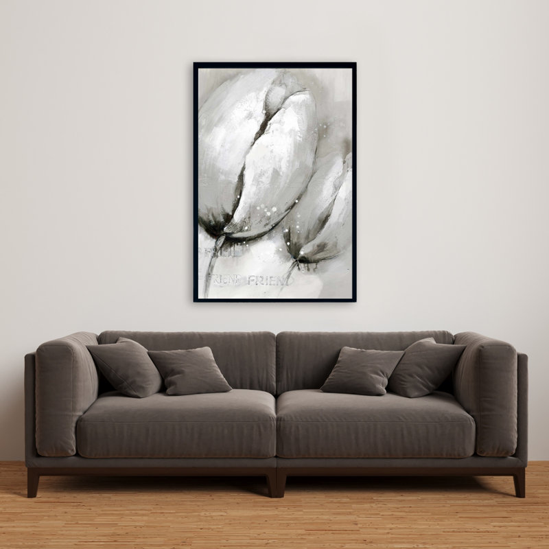 "Tulipes contemporaines" sur toile