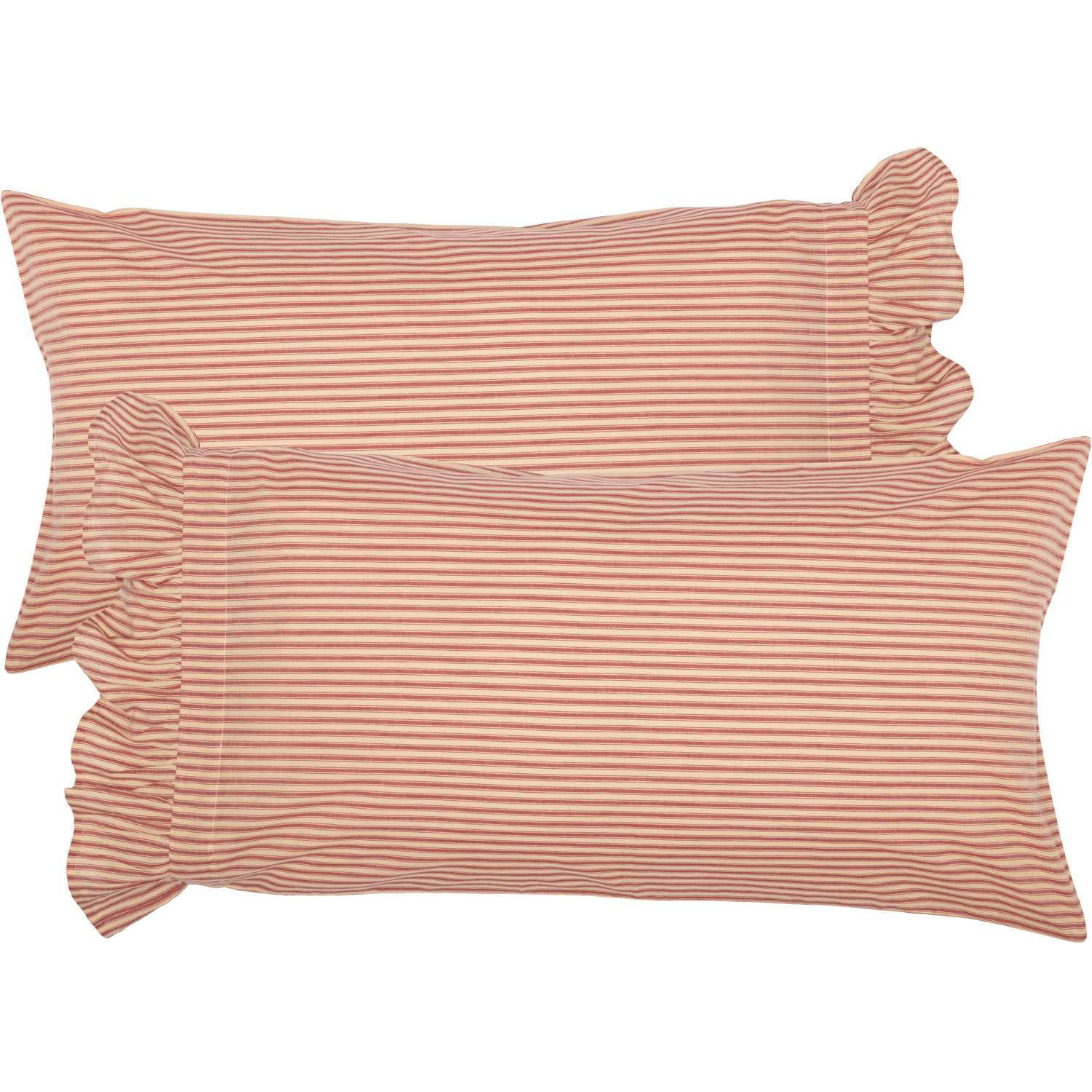 Cotton Pillowcase, King, Red