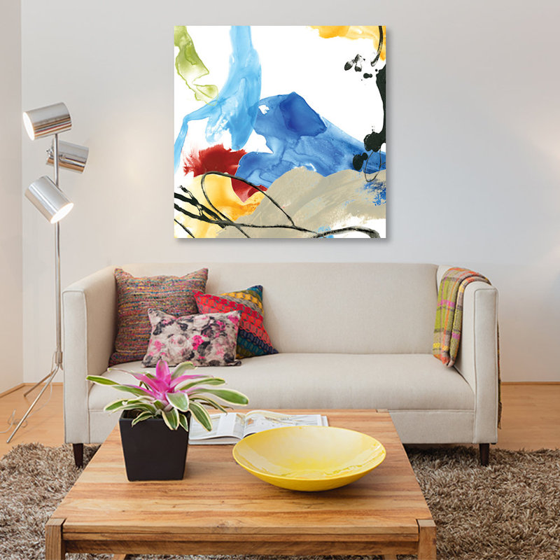 « formulation i », impression sur toile, H 12 po x l 12 po x P 0,75 po, Pas de tapis, Toile tendue