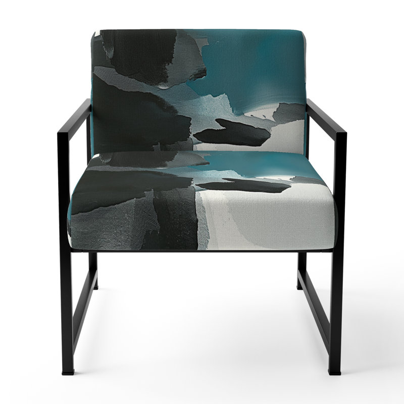 Fauteuil d'appoint rembourré Ferrenby, Noir, noir, noir, noir