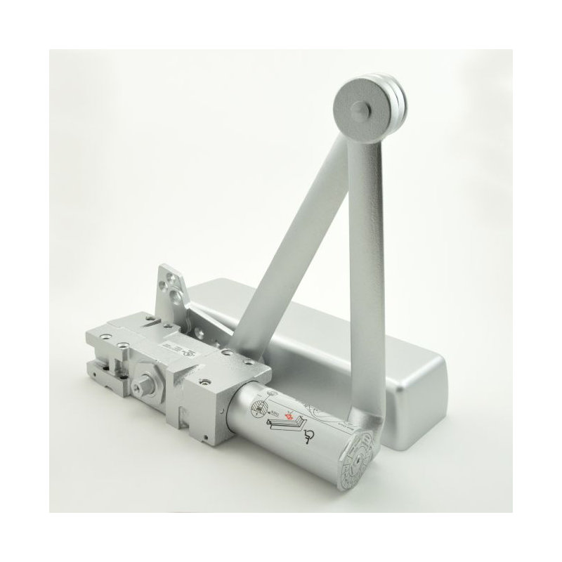 Door Accessory, 4" H x 5.3" W x 14.8" D, Aluminum