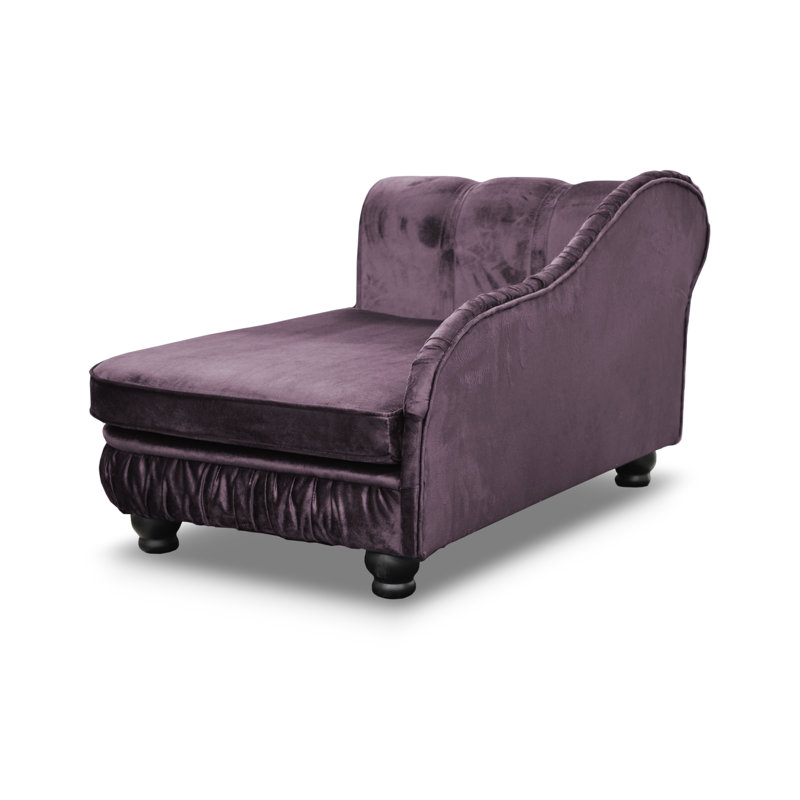 Alana Polyester Pet Bed, Purple