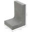 Concrete / Cement Non-Skid Bookends