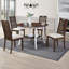 Ensemble de table ronde avec table ouverte et 4 chaises