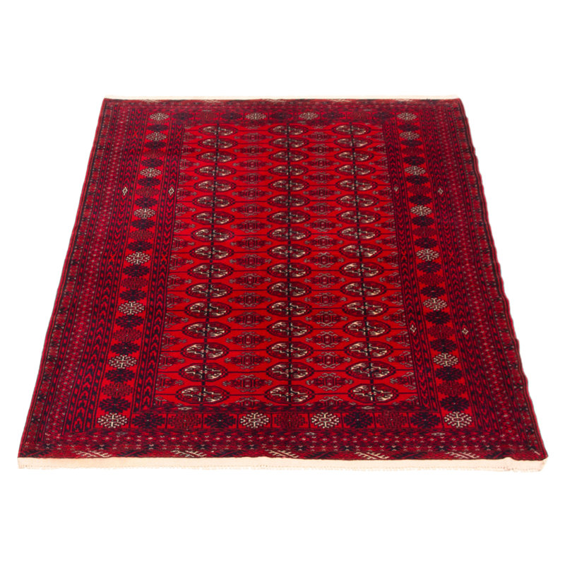 Tapis rouge en laine New Age One-of-a-Kind Rectangle 3 pi 11 po x 5 pi 10 po