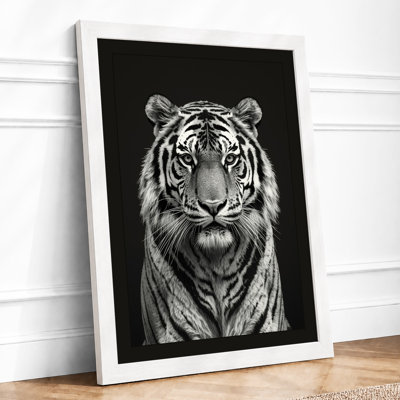 Tiger's Gaze Modern - Framed Print