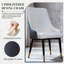 Table de salle à manger 59 "ronde avec plateau tournant rotatif à 360 °, plateau en pierre frittée résistant aux égratignures, design minimaliste moderne pour une cuisine et une salle à manger compactes (8 chaises)-987879457