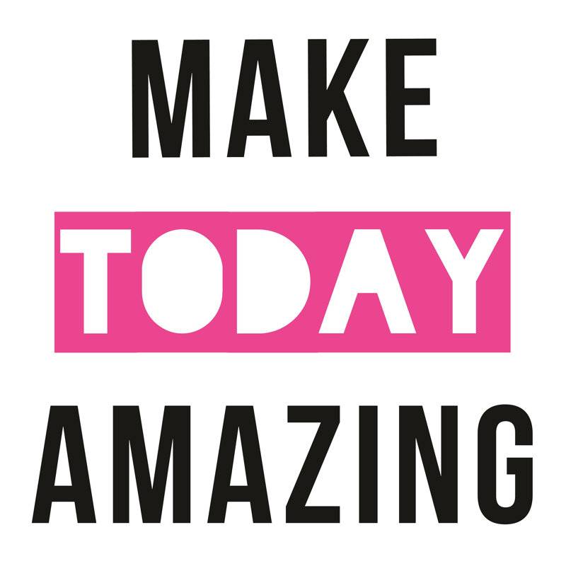 Make Today Amazing 4 - Wrapped Canvas Print, 76cm H x 76cm W x 3.8cm D
