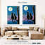 Couple de chats Hardie au clair de lune-108485371