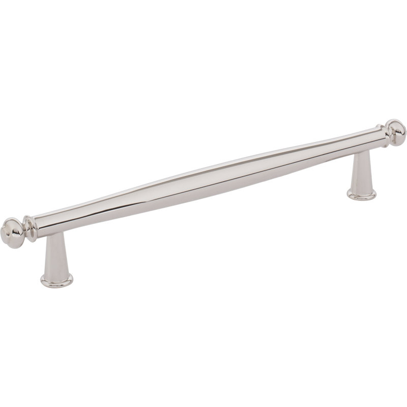 Coddington Bar Pull, Polished Nickel, 6 5/16" Center To Center