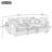 Modern Modular Sectional Sofa with Storage Compartments and USB Charging-238790742