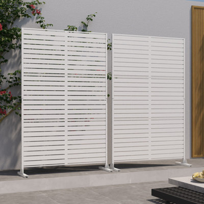 Tall Series Metal Privacy Screen(Set of Two)
