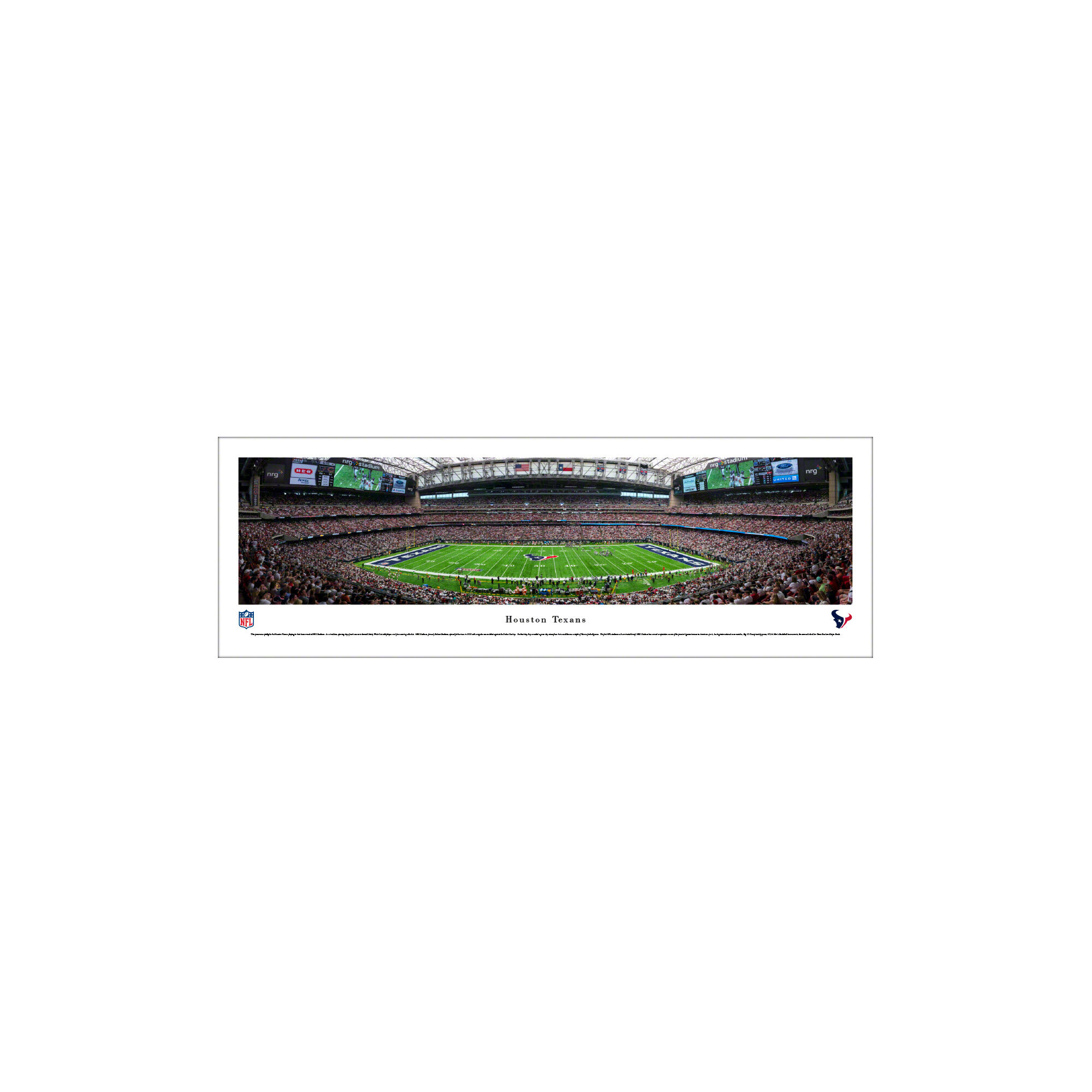 YouTheFan NFL Houston Texans 6 in. x 19 in. 3D Stadium Banner-NRG