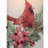 8" Cardinal W/Berries Faux Candle Set of 2