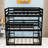 Twin Over Twin Over Twin Wooden Bunk Bed With Detachable Design And Ladder-272390967