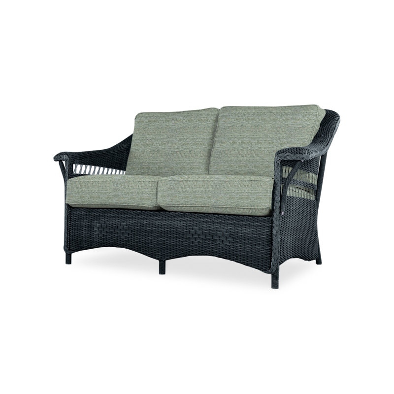 Nantucket Outdoor 2 - Seat Loveseat, Loveboat Mint, Pewter