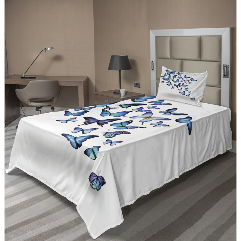 Microfiber Sheet Set, Twin XL Sheet Set + Fitted Sheet + 1 Pillowcase