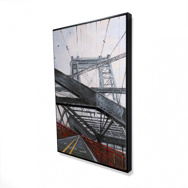 Pont d'architecture, reproduction sur toile