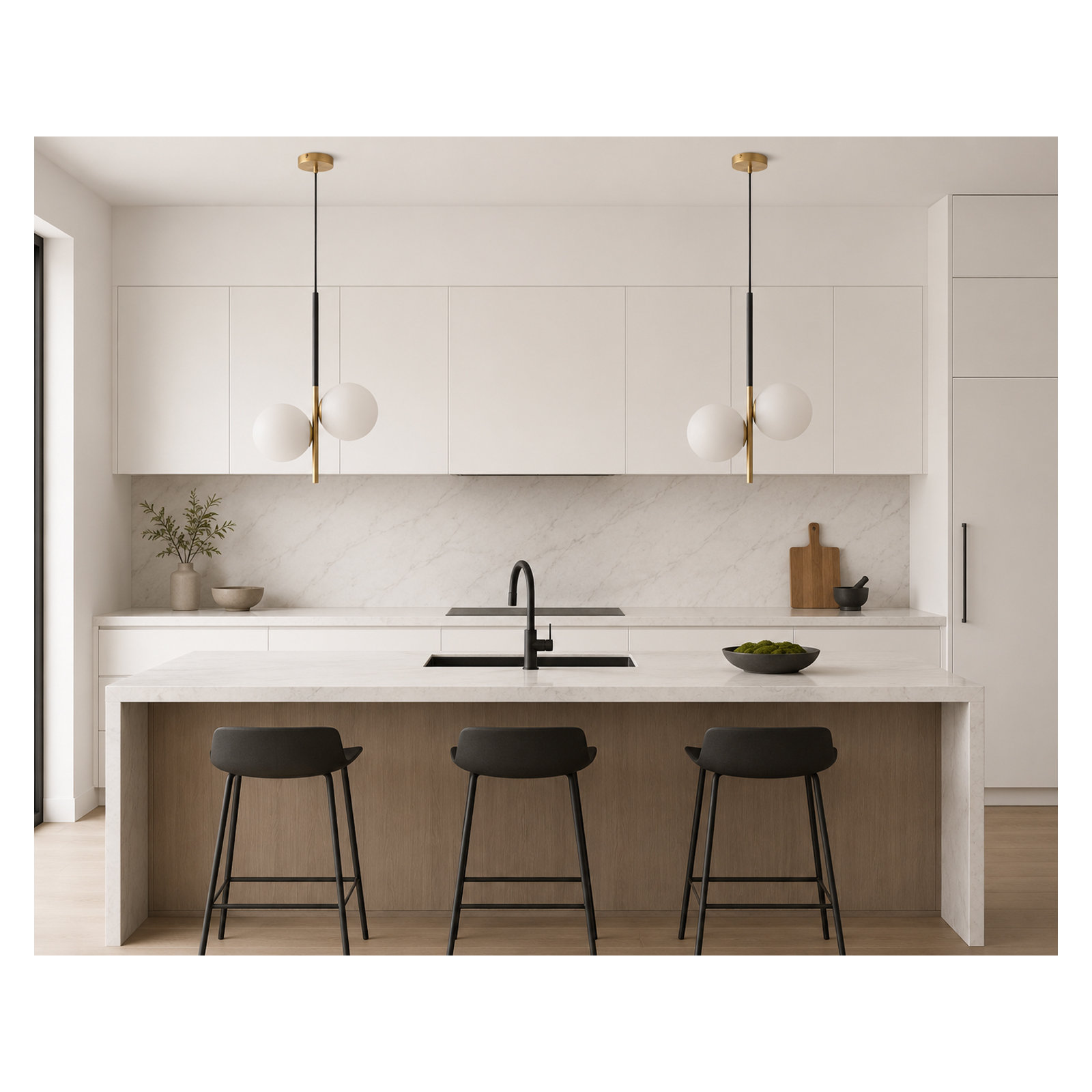 Drake 2 - Light Statement Globe Pendant