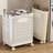 Plastic Rolling Laundry Hamper with Handles
