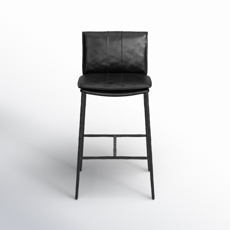 Mayer 26 Counter Stool Antique Brown, Bar Stool (31" Seat Height), Black