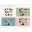 Asian Animal Wall Decals, Set of 14 Educational Peel and Stick Wall Stickers, Classroom Playroom Decor, Kids Learning Wall Art, 20"W x 20"H (50 x 50 cm)-160918378