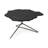 Degraff 37'' Marble Top Coffee Table with Gold Metal Base-1520320923