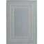 Tapis intérieur / extérieur en polypropylène à bordure bleu clair Bay Isle Home ™ Ceridwyn Sutton
