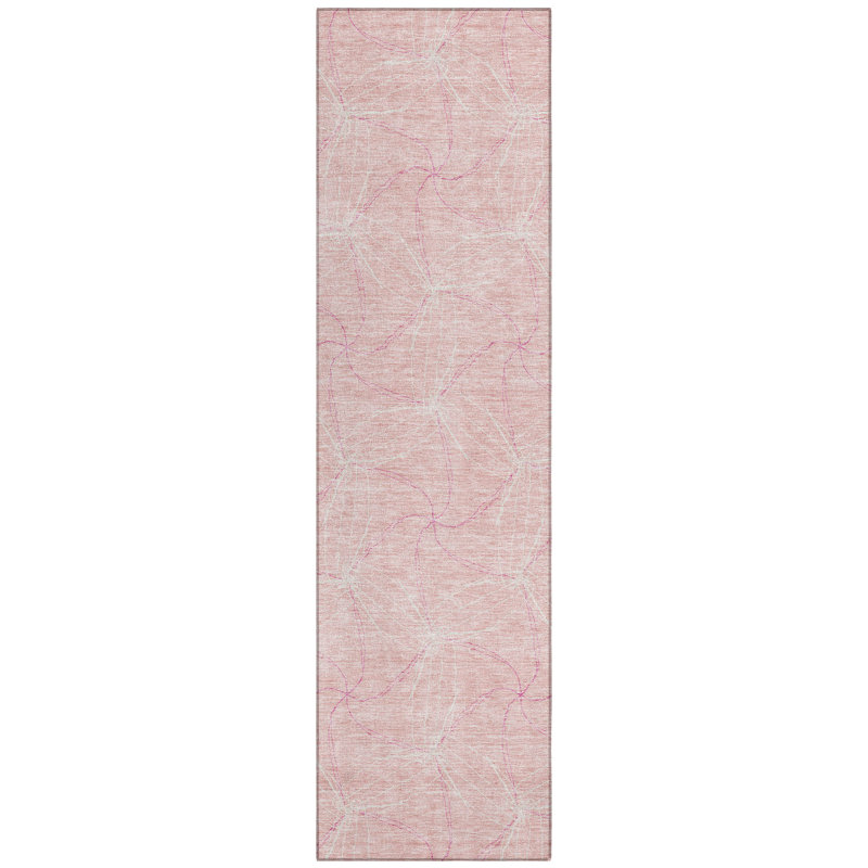 Aquaisha Flatweave Geometric Indoor / Outdoor Rug, Runner 2'3" x 7'6"