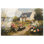 Art floral, paysage floral, art mural par Art Remedy, prêt à être accroché