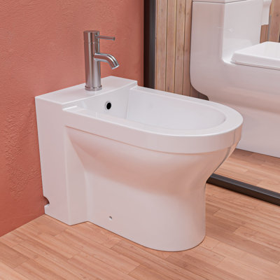 Elongated Floor Mount Bidet