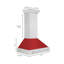 ZLINE 36 po. Hotte de cuisine murale en acier inoxydable satiné avec coque et poignée en acier inoxydable-66151388