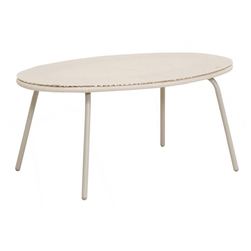 Table de salle à manger d'extérieur en verre rotin PE - Rehaussez votre patio et votre jardin