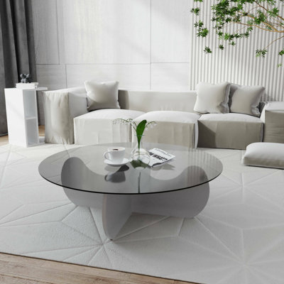 Heidi-Grace Cross Legs Coffee Table