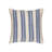 Striped Cotton Outdoor Throw Pillow