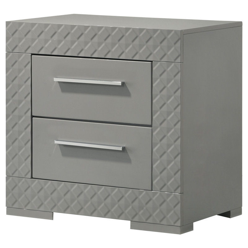 Table de chevet Table de chevet, Gris