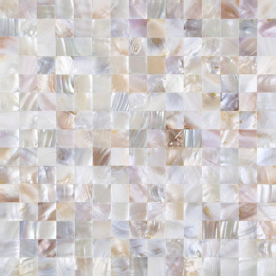 Carreau de mosaïque murale 0,75 "x 0,75"