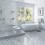 Juno Diamond 1" Hexagon Polished Marble Mosaic Tile-452431197