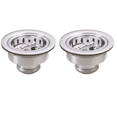 Kitchen Sink Basket Strainer for Drain - 2-Pack