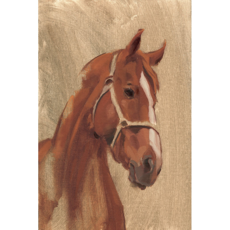 Thoroughbred II by Jacob Green - Painting, 46cm H x 30cm W, Wrapped Canvas